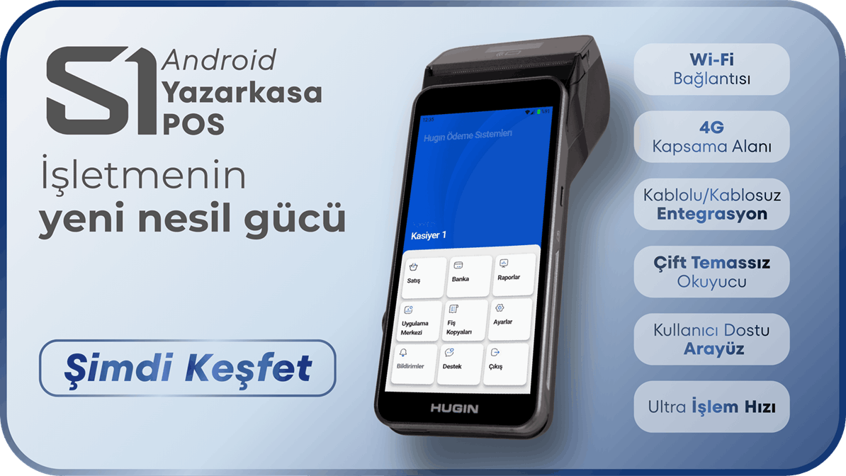Hugin S1 Android yazarkasa POS